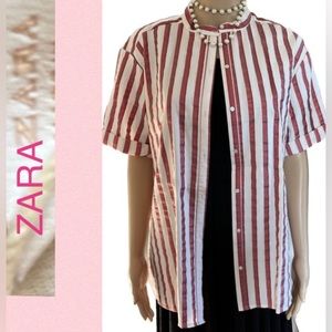Zara short sleeve shirt size S